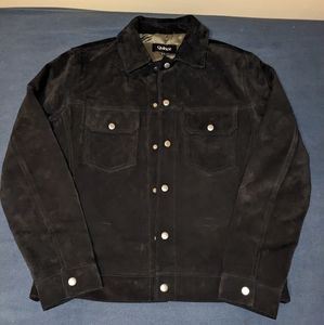 NWOT Quince Black Suede Jacket